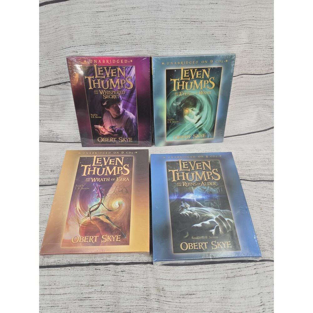 Leven Thumps Audiobooks 2-4 NEW SEALED Unabridged